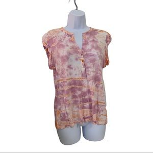 Young Fabulous & Broke Robbie Loni Tee Shirt Tie Dye top